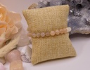 BRACELET BOULE 08MM PIERRE DE LUNE MULTICOLORE AA (TRIE)