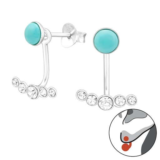 BOUCLES D’OREILLES EN ARGENT 925