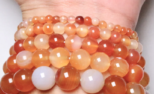 [BR-0603] BRACELET CORNALINE MULTICOLORE A